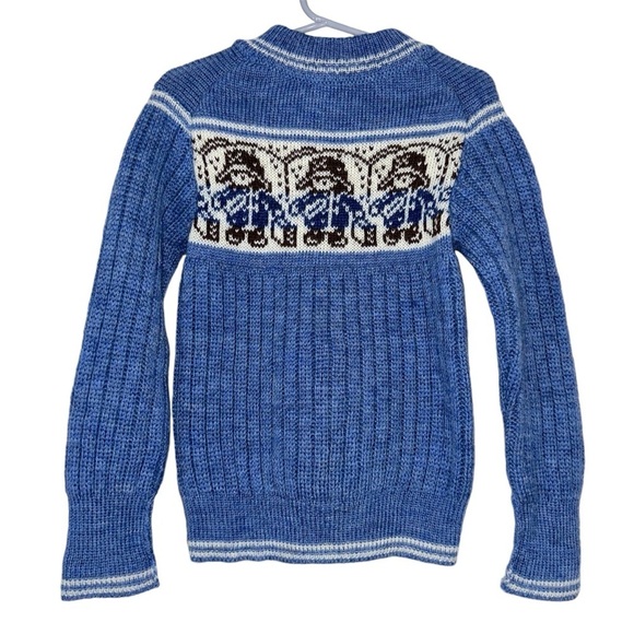 Boy’s Made In England Wool Paddington Bear Sweater - Picture 2 of 5